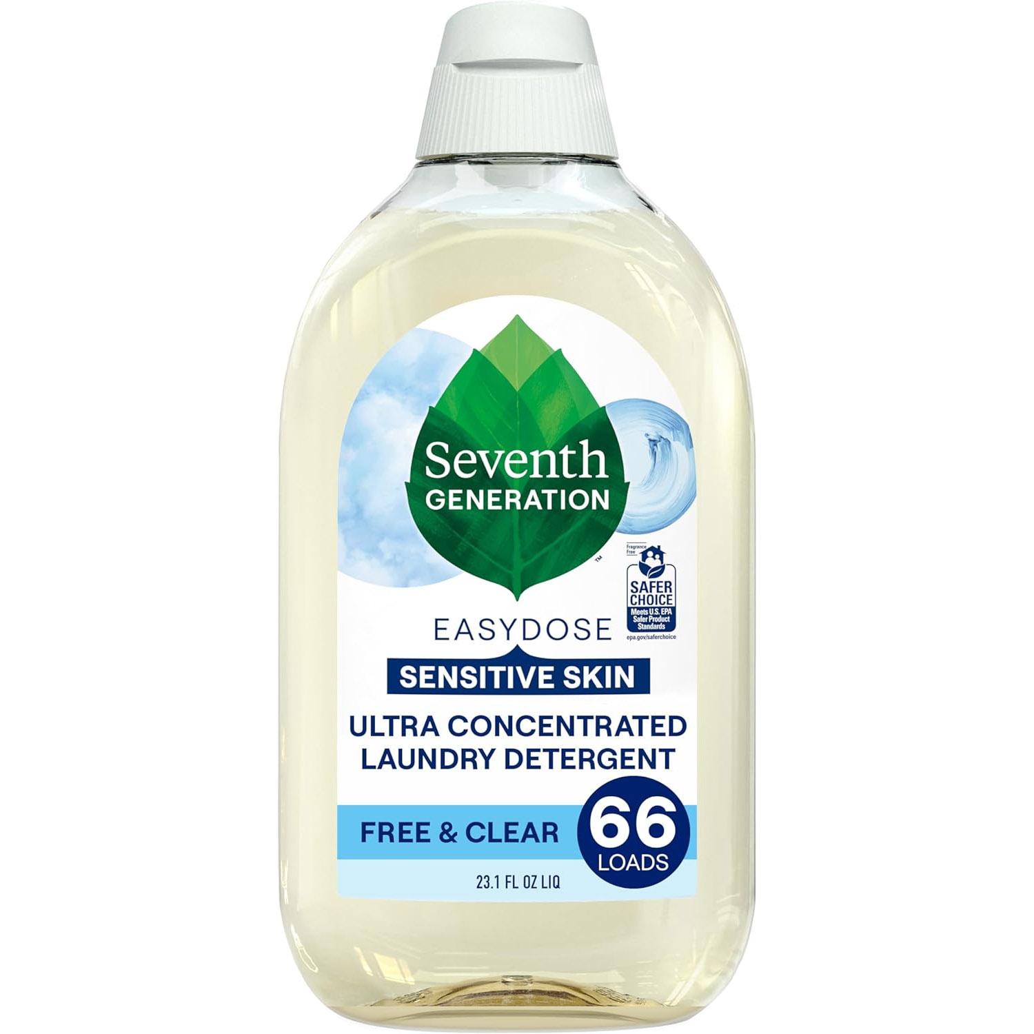 Seventh Generation EasyDose Ultra Laundry Detergent for Sensitive Skin for $7.80