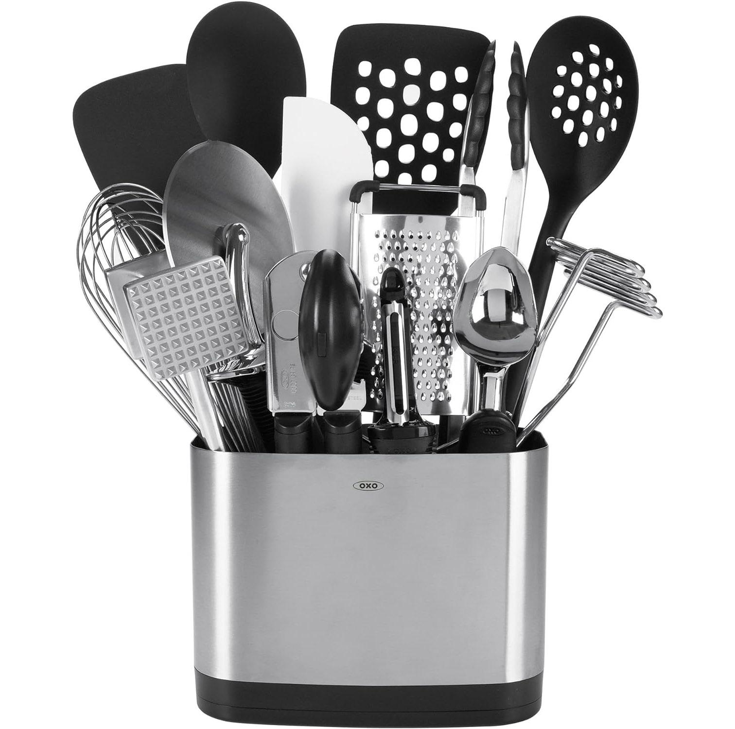 OXO Good Grips 15-Piece Everyday Kitchen Utensil Set for $63.64 Shipped