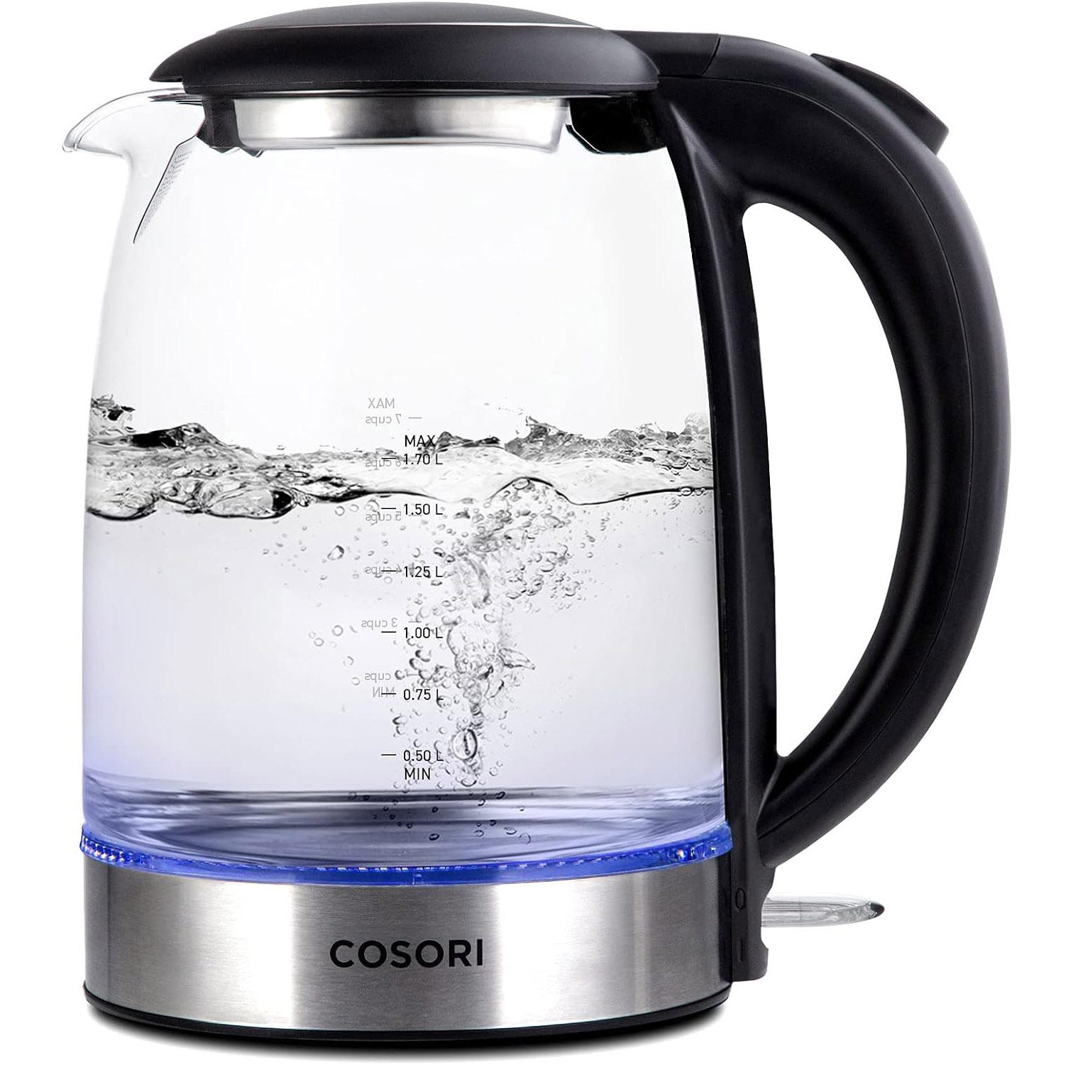 Cosori Hot Water Electric Kettle 1.7L 1500W for $14.99