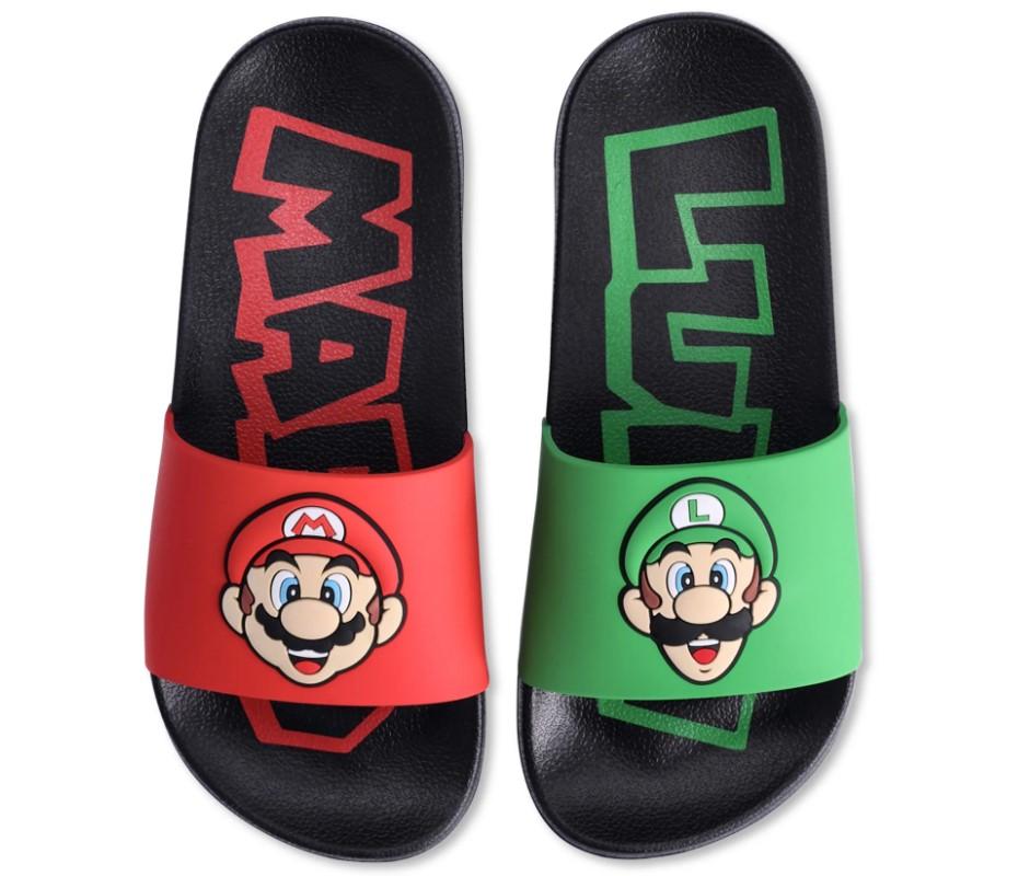 Nintendo Little and Big Boys Mario and Luigi Soccer Slides Deals