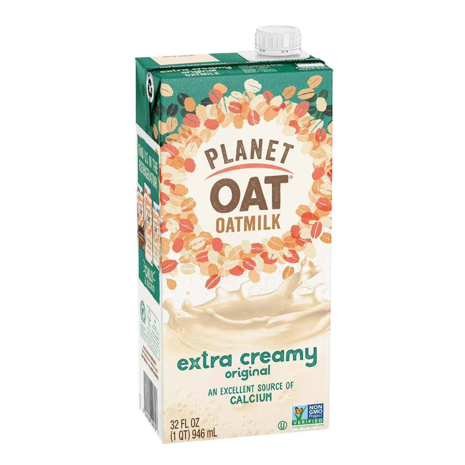 Planet Oat Oatmilk Extra Creamy 6 Pack for $12