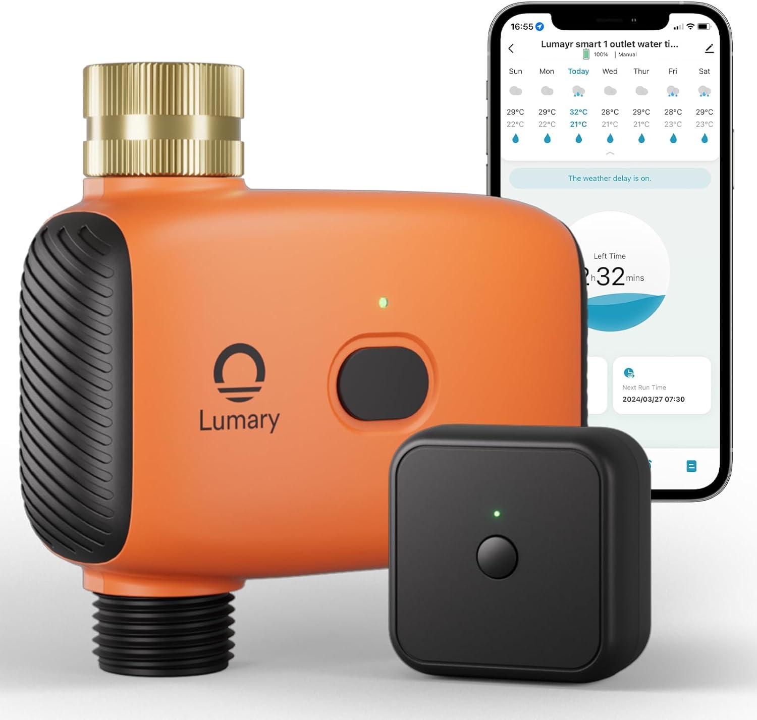 Lumary Smart Wifi Water Sprinkler Timer for $25.79 Shipped