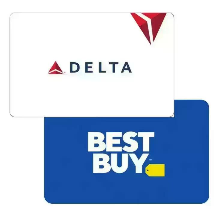 $500 Delta Airlines Gift Card with a $50 Best Buy Gift Card for $500