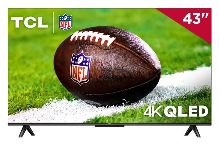 43in TCL Q Class 4K UHD HDR QLED Smart TV with Google TV for $198 Shipped