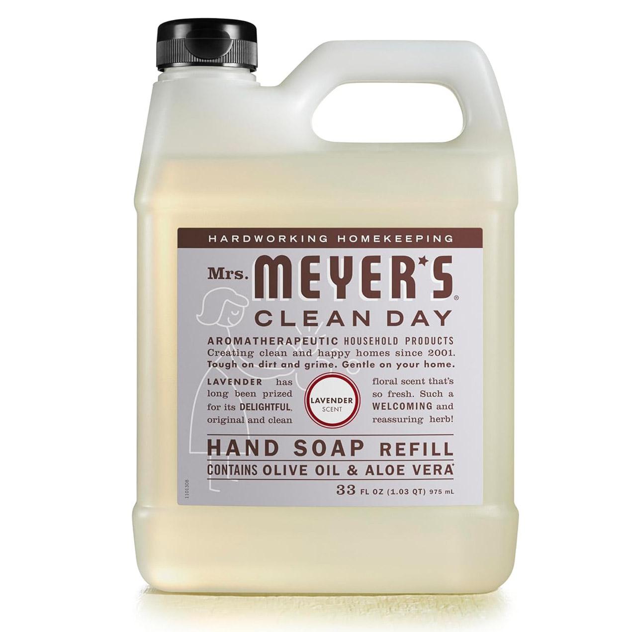 Mrs Meyers Clean Day Hand Soap Refill Lavender 33oz for $6.28