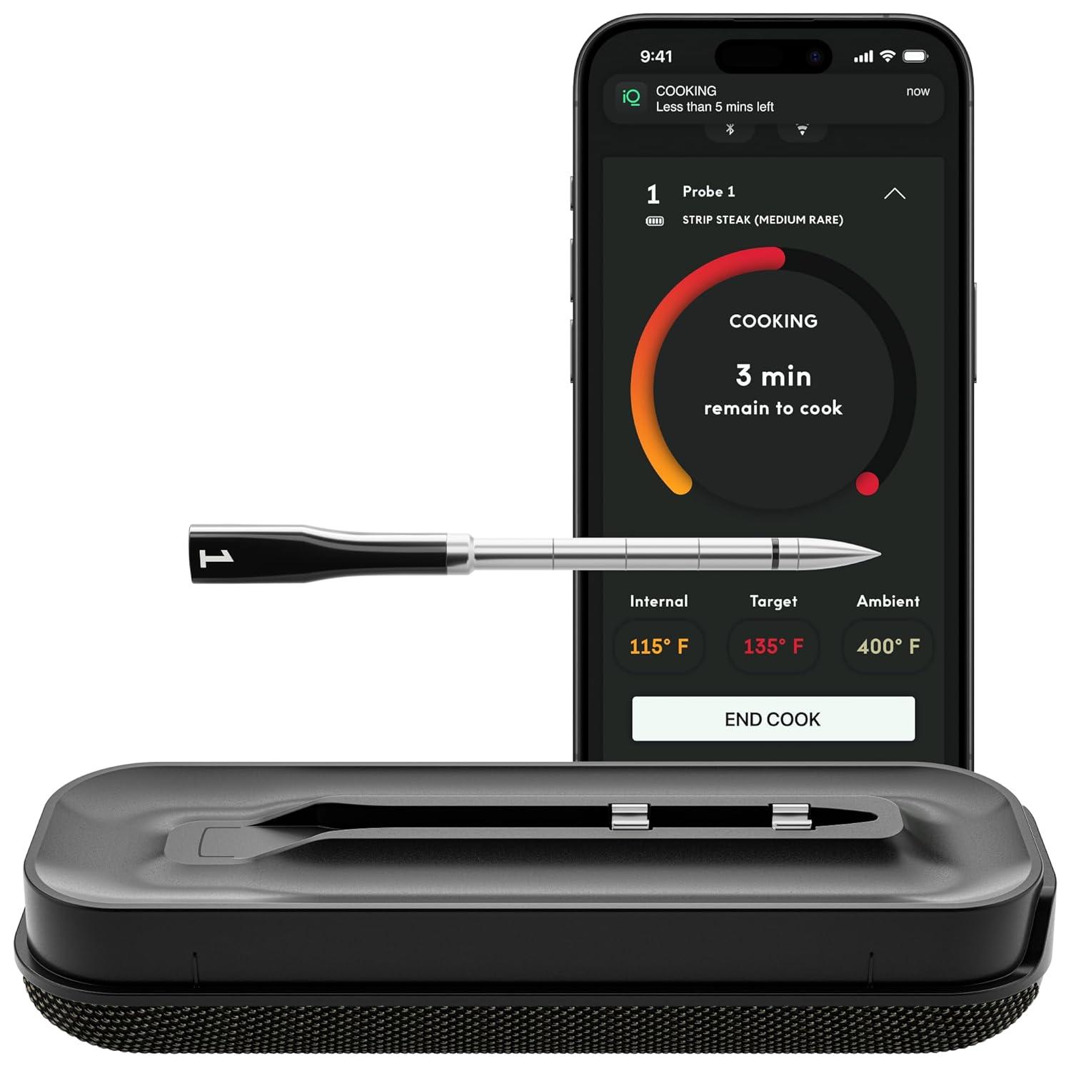 Chef iQ Sense Smart Wireless Meat Thermometer for $51.30 Shipped