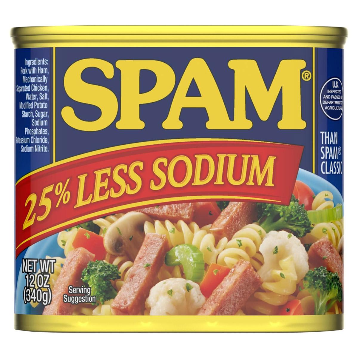 Spam Less Sodium 12 Pack for $26.90