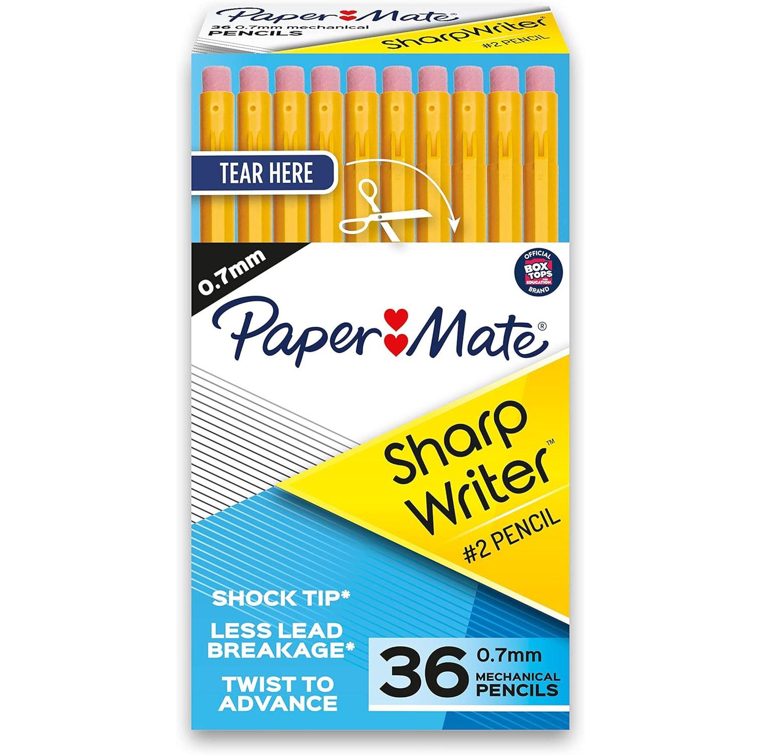 Paper Mate SharpWriter Mechanical Pencils 36 Pack for $7.97