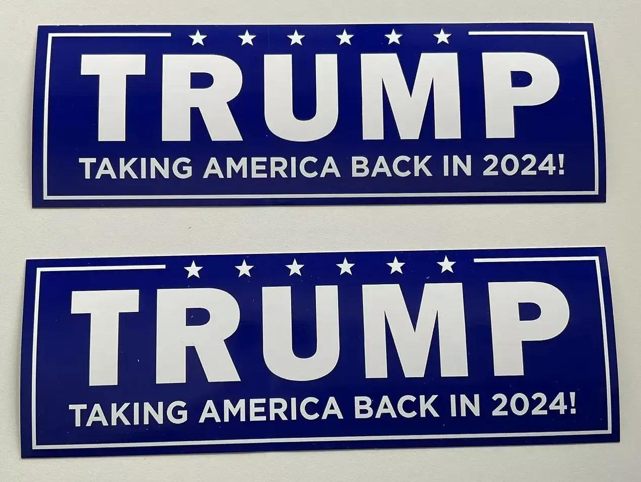 Trump 2024 Bumper Stickers 2 Pack for $1.88 Shipped