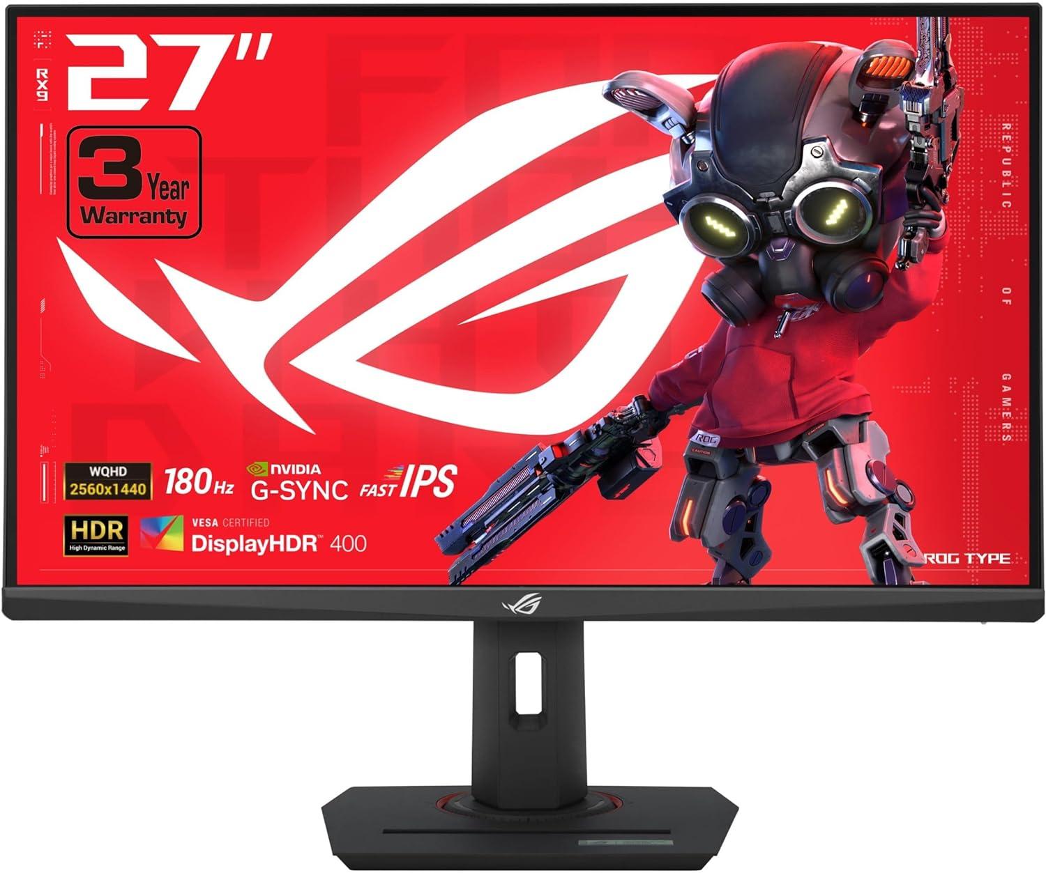 Asus ROG Strix 27in QHD HDR400 USB-C Gaming Monitor for $199 Shipped