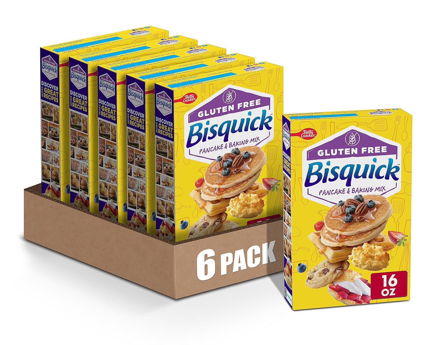 Betty Crocker Bisquick Pancake and Baking Mix 6 Pack for $10.52