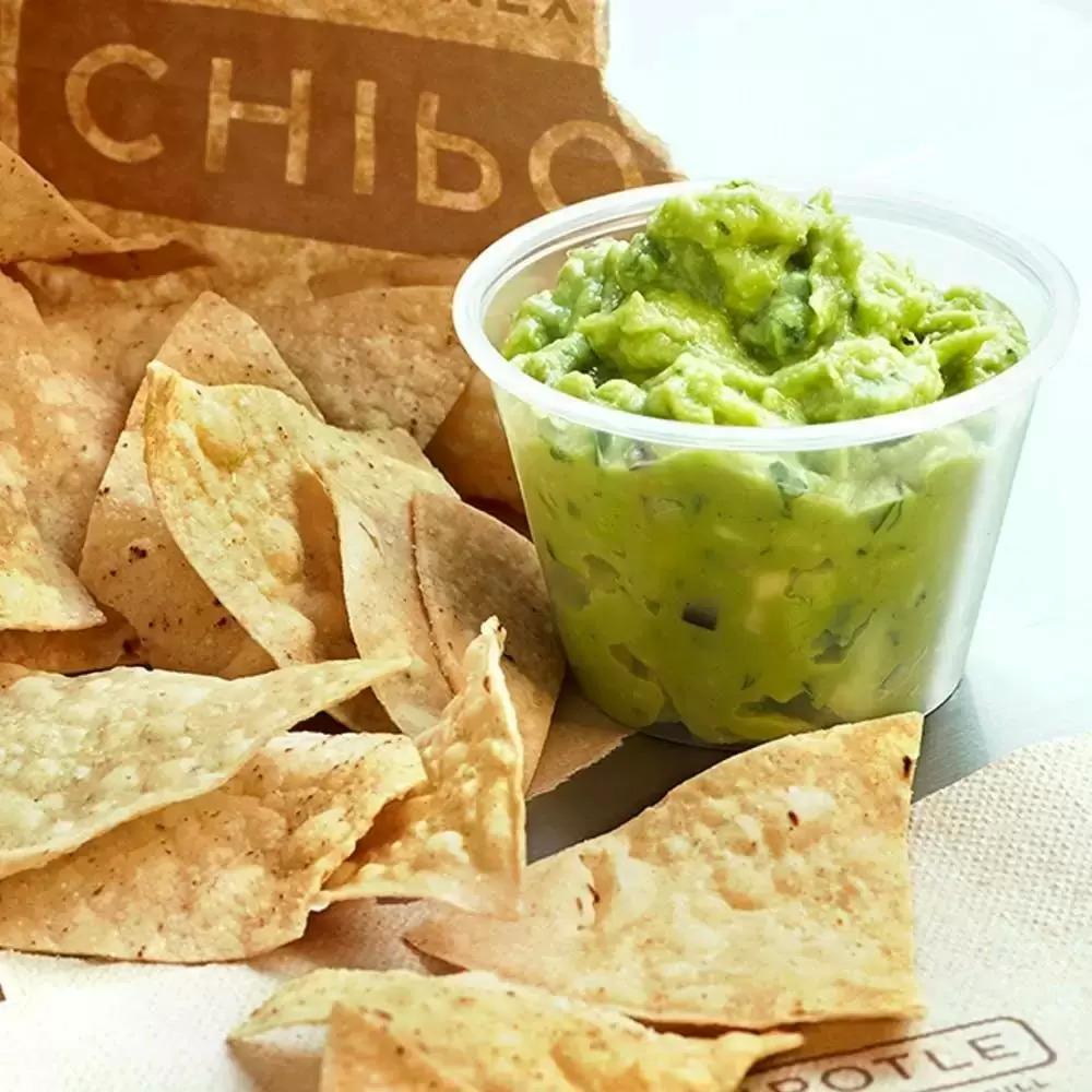 Free Chipotle Side or Topping of Guac with Entree Purchase Coupon AVO2024