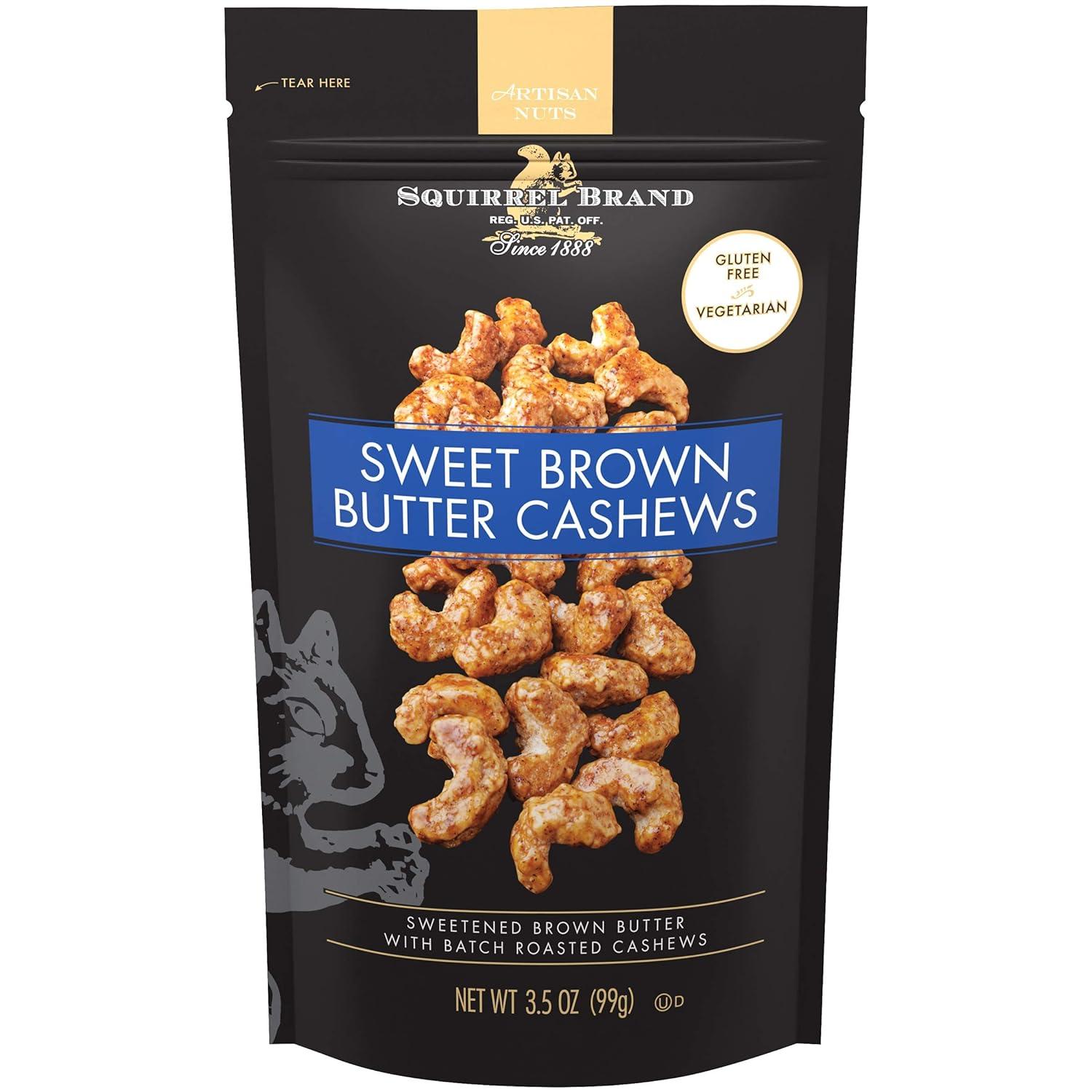 Squirrel Brand Sweet Brown Butter Cashews for $2.05