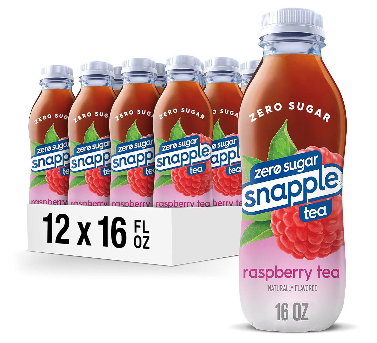 Snapple Zero Sugar Raspberry Tea 12 Pack for $7.89