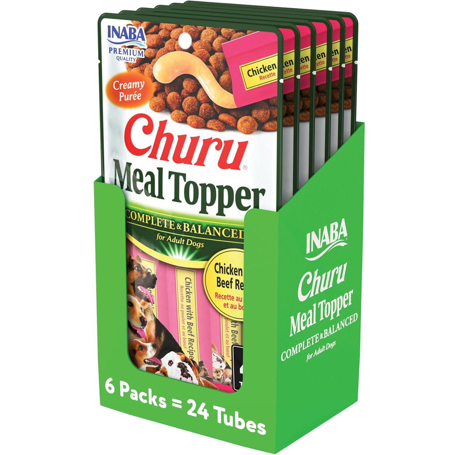 Inaba Churu Meal Topper for Dogs 24 Tubes for $10.65