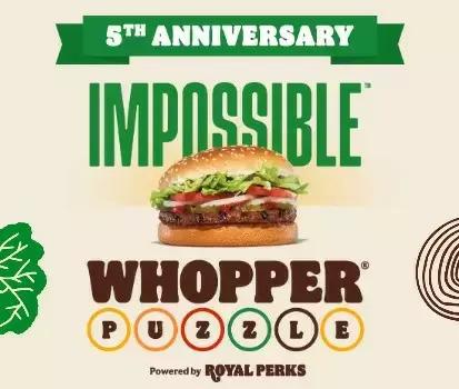 Free 50 Burger King Crowns Each Day with Puzzle