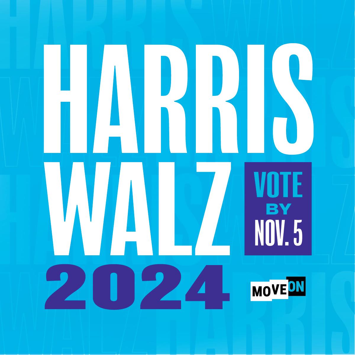 Free Harris-Walz 2024 Sticker