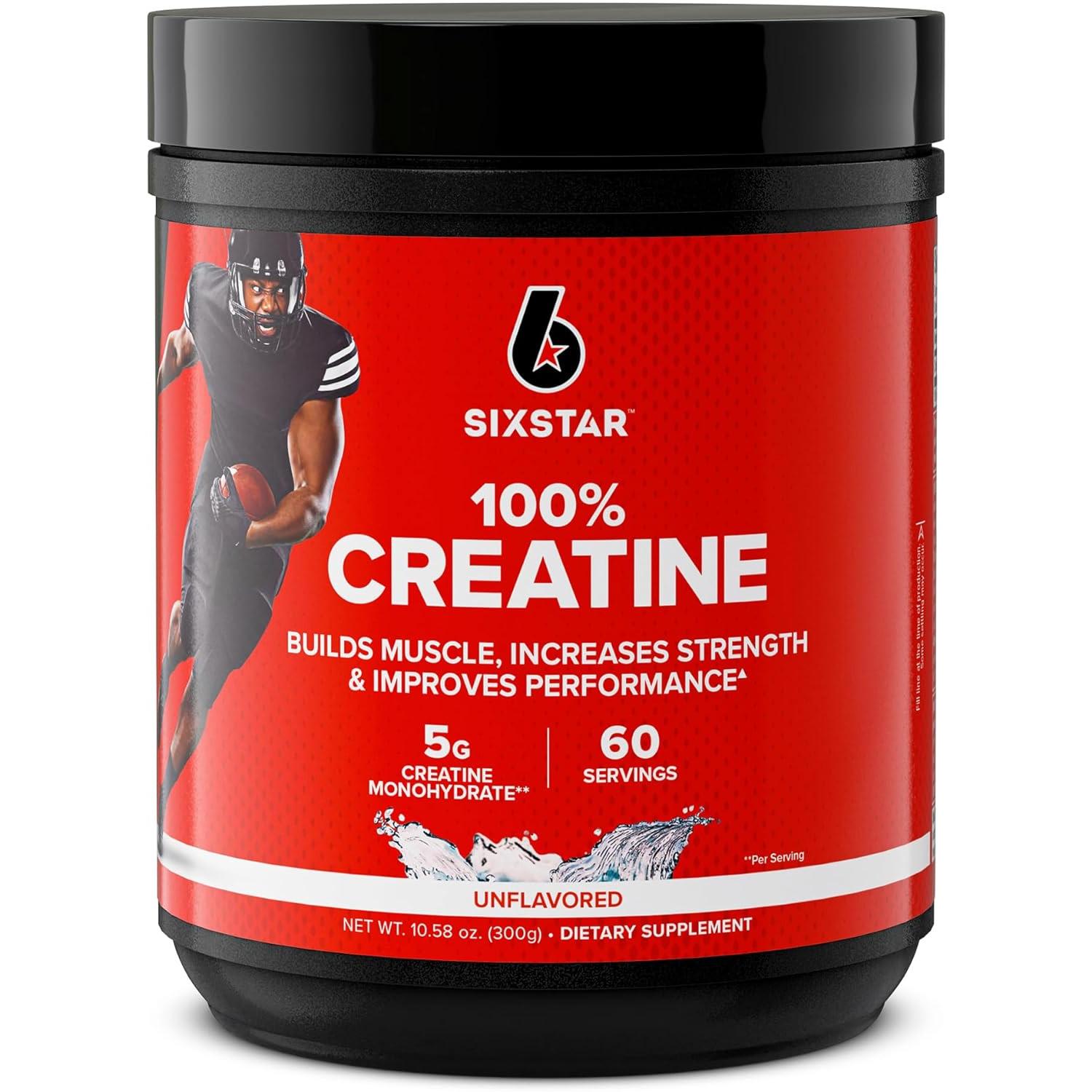 Six Star Elite Creatine Monohydrate Powder for $6.91