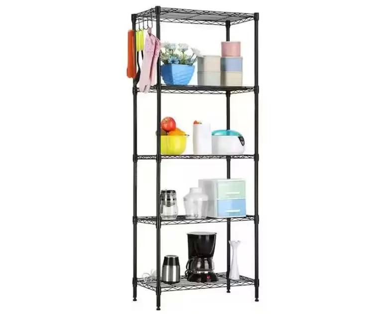 Karl Home Freestanding Steel Storage Shelving Unit $28.10