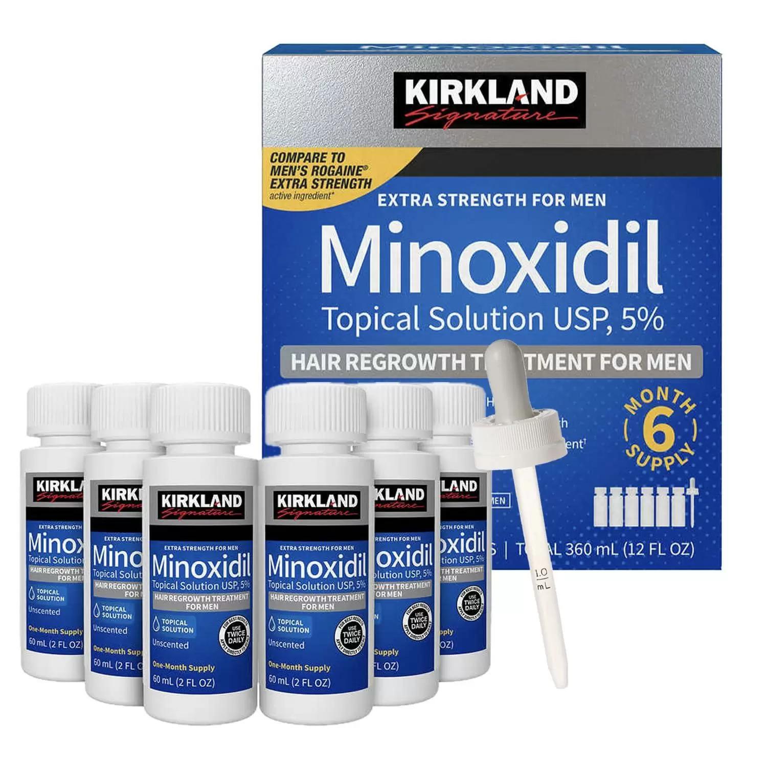 Kirkland Minoxidil Hair Regrowth Treatment 6 Month $19.98 Shipped