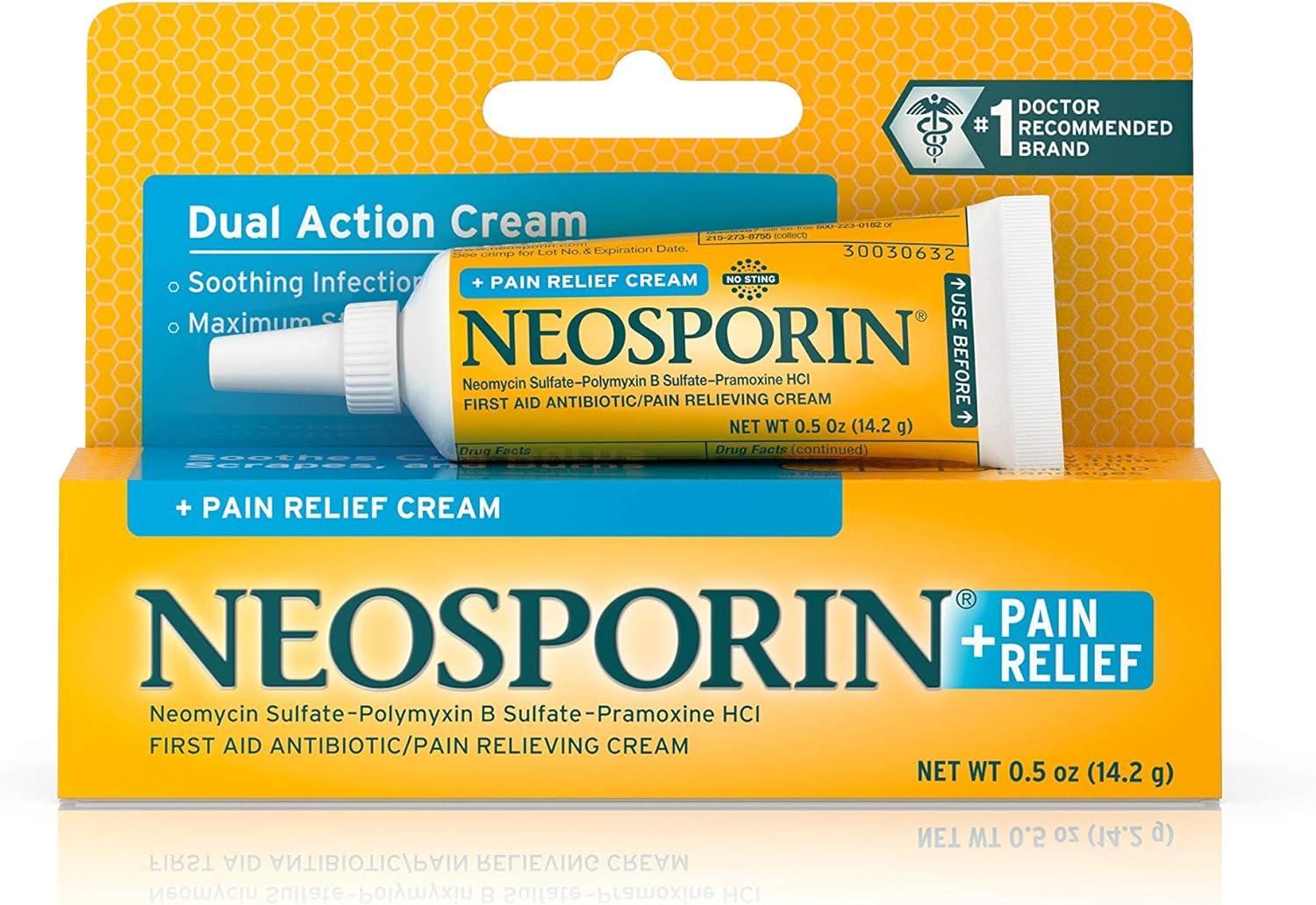 Neosporin + Pain Relief Dual Action Cream for $2.60