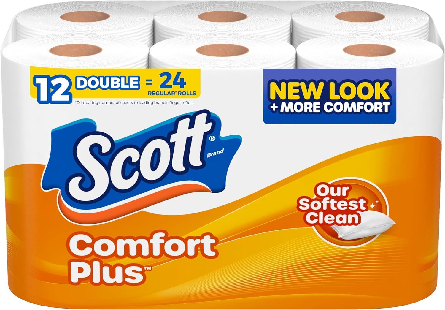 Scott ComfortPlus 1-Ply Roll Toilet Paper for $4.69