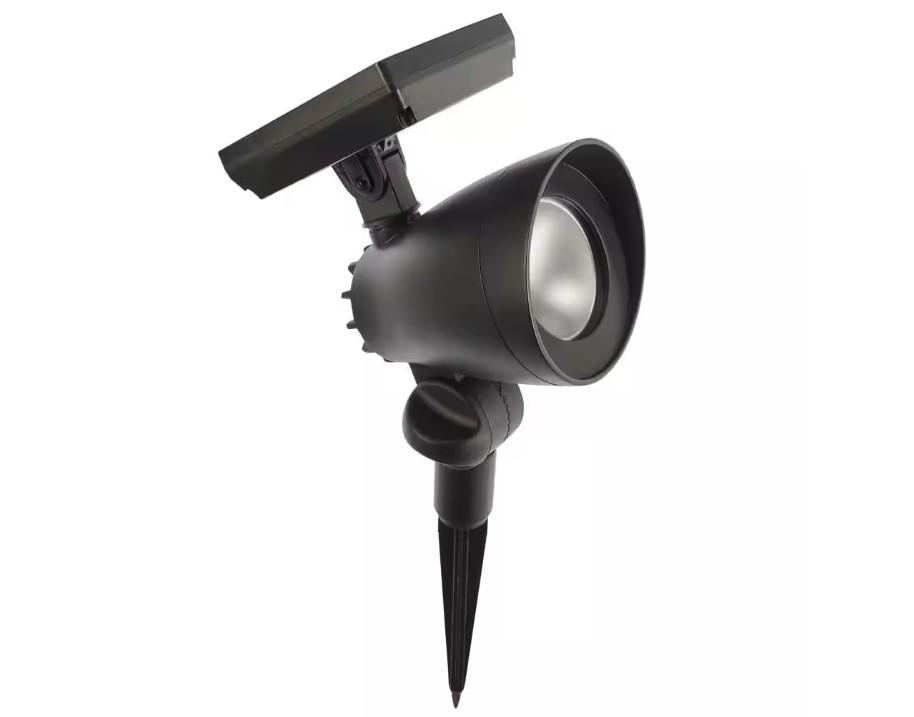 Hampton Bay Solar LED Spotlight Adjustable Head $5.97