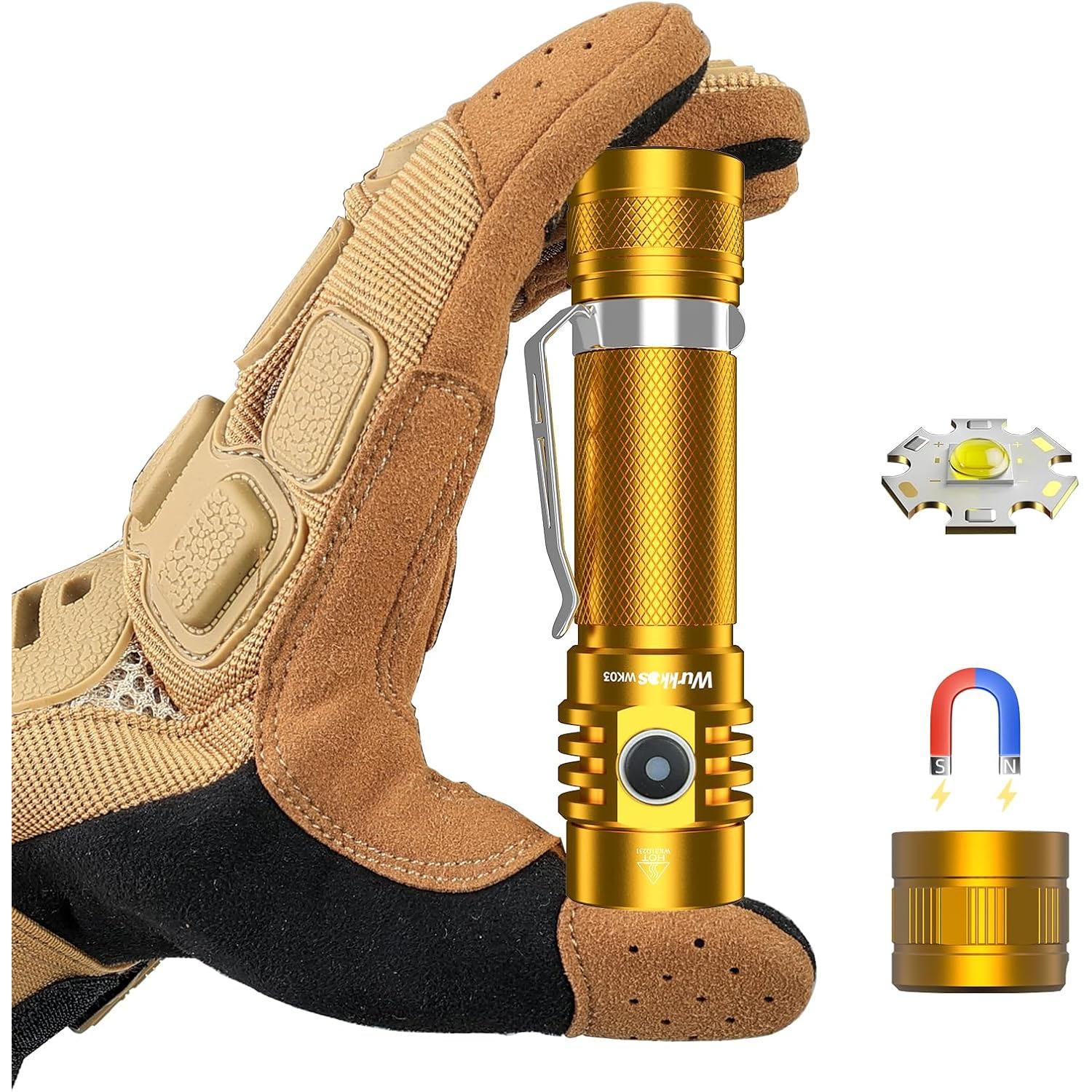 Wurkkos WK03 LED Flashlight for $17.99