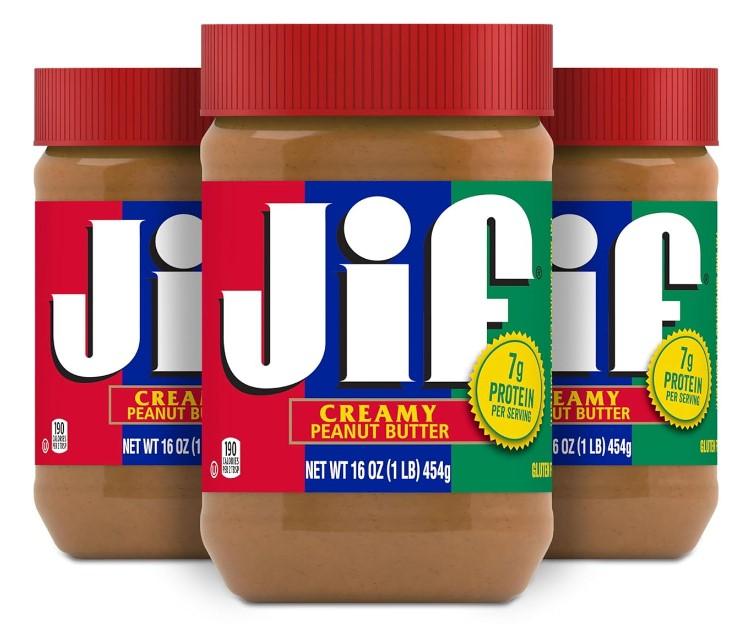 Jif Creamy Peanut Butter 3 Pack for $5.26