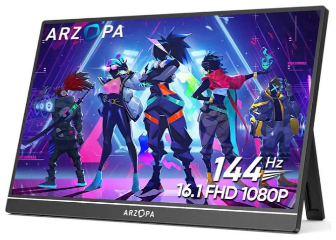 16in Arzopa Z1FC Portable Gaming Monitor for $79.99