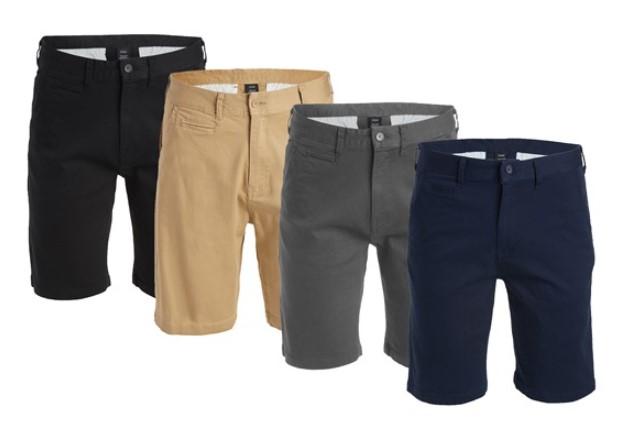 Cotton Flex Stretch Chino Shorts 3 Pack for $19.99