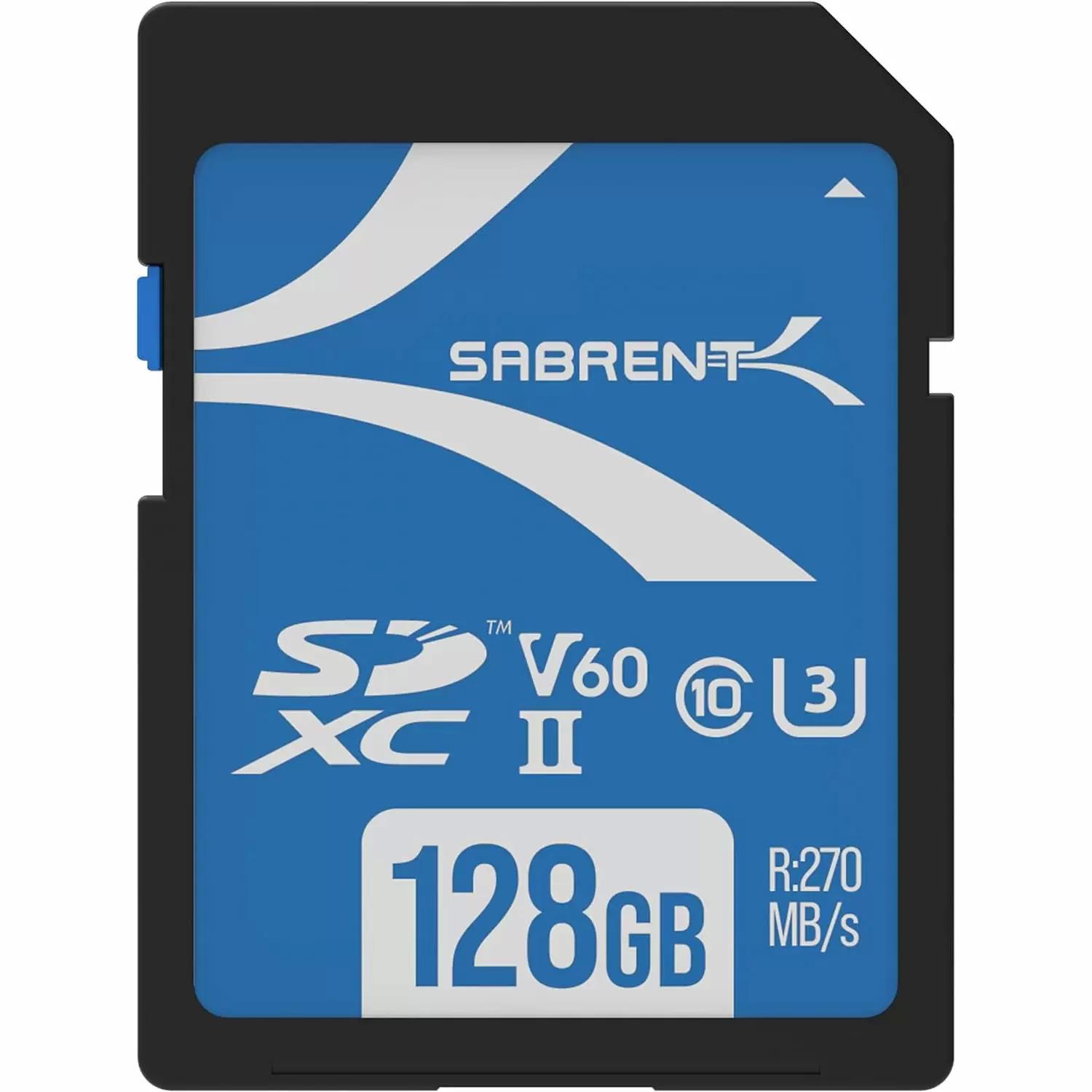 128GB Sabrent Rocket V60 SD UHS-II Memory Card $19.79