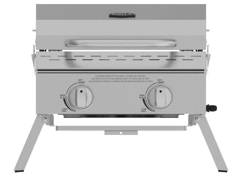 Expert Grill 2-Burner Tabletop Propane Gas Grill $60