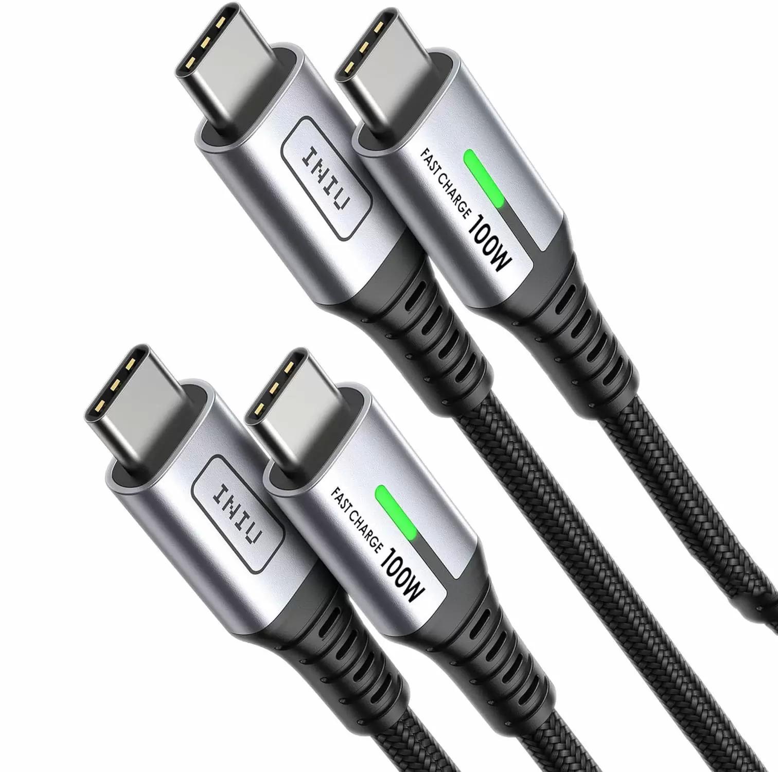 Iniu 6ft USB-C to USB-C Cables 2 Pack for $4.95