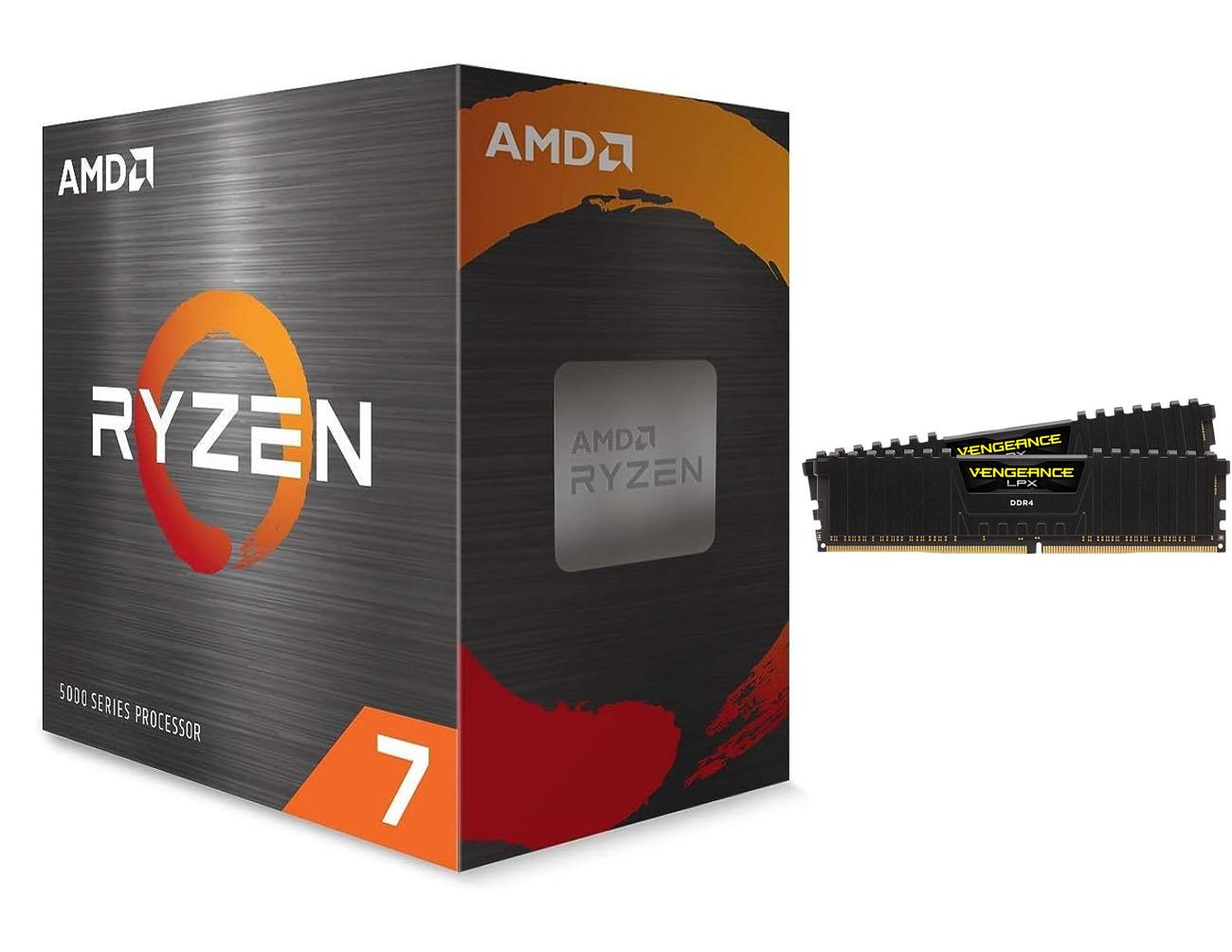 AMD Ryzen 7 5800x Processor with 32GB DDR4 Memory $189