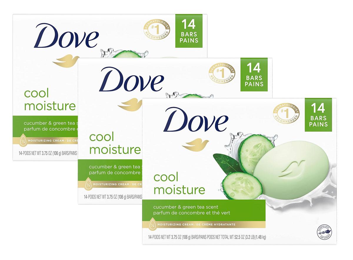 Dove Cool Moisture Beauty Bar Green Tea 42 Bars $27.26