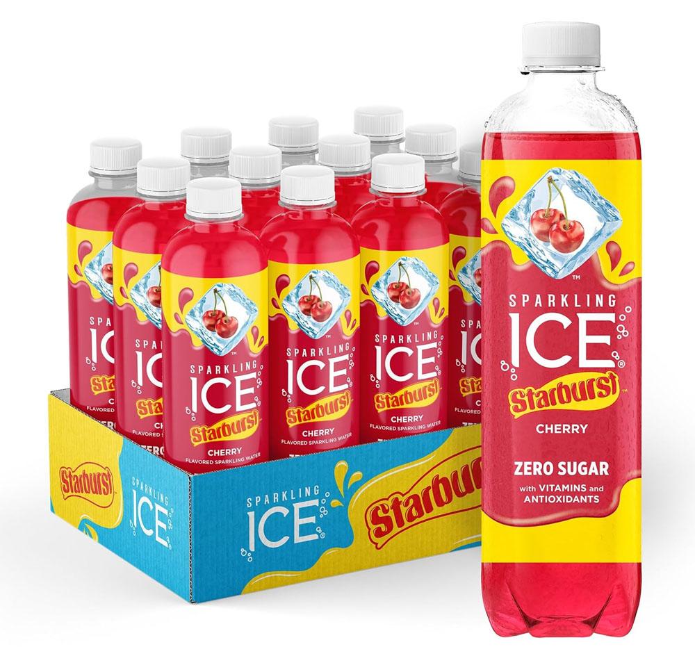 Sparkling Ice Starburst Zero Sugar Cherry Water for $8.78