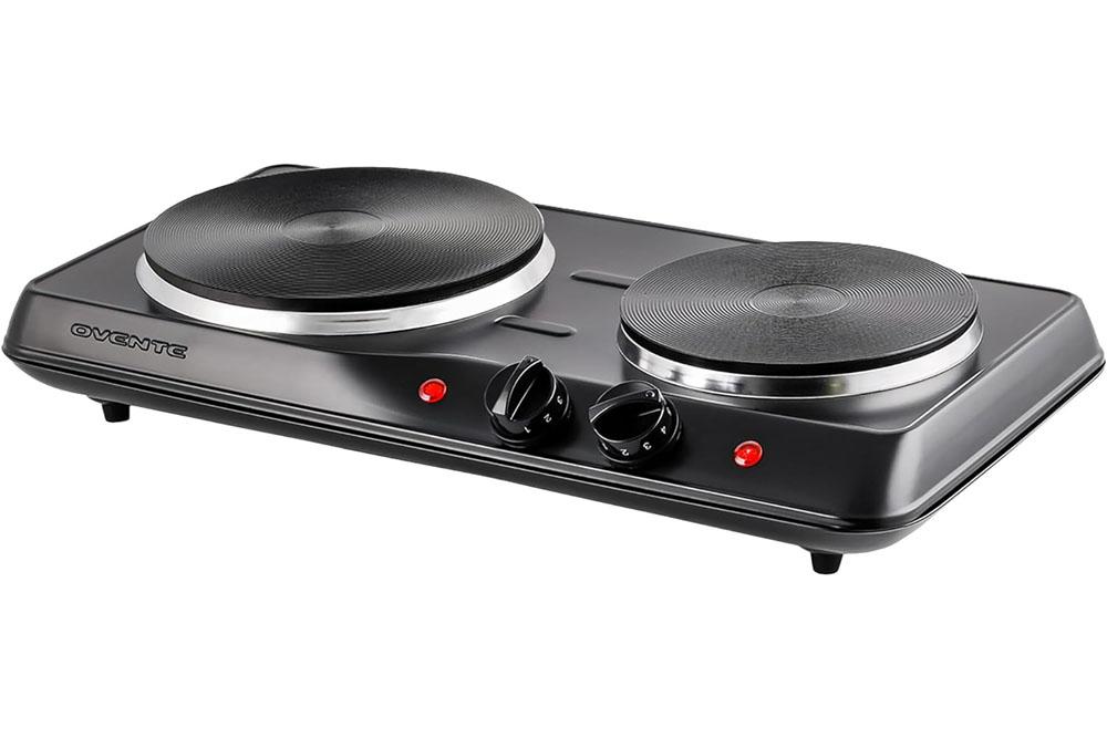 Ovente Electric Countertop Double Burner for $20.69