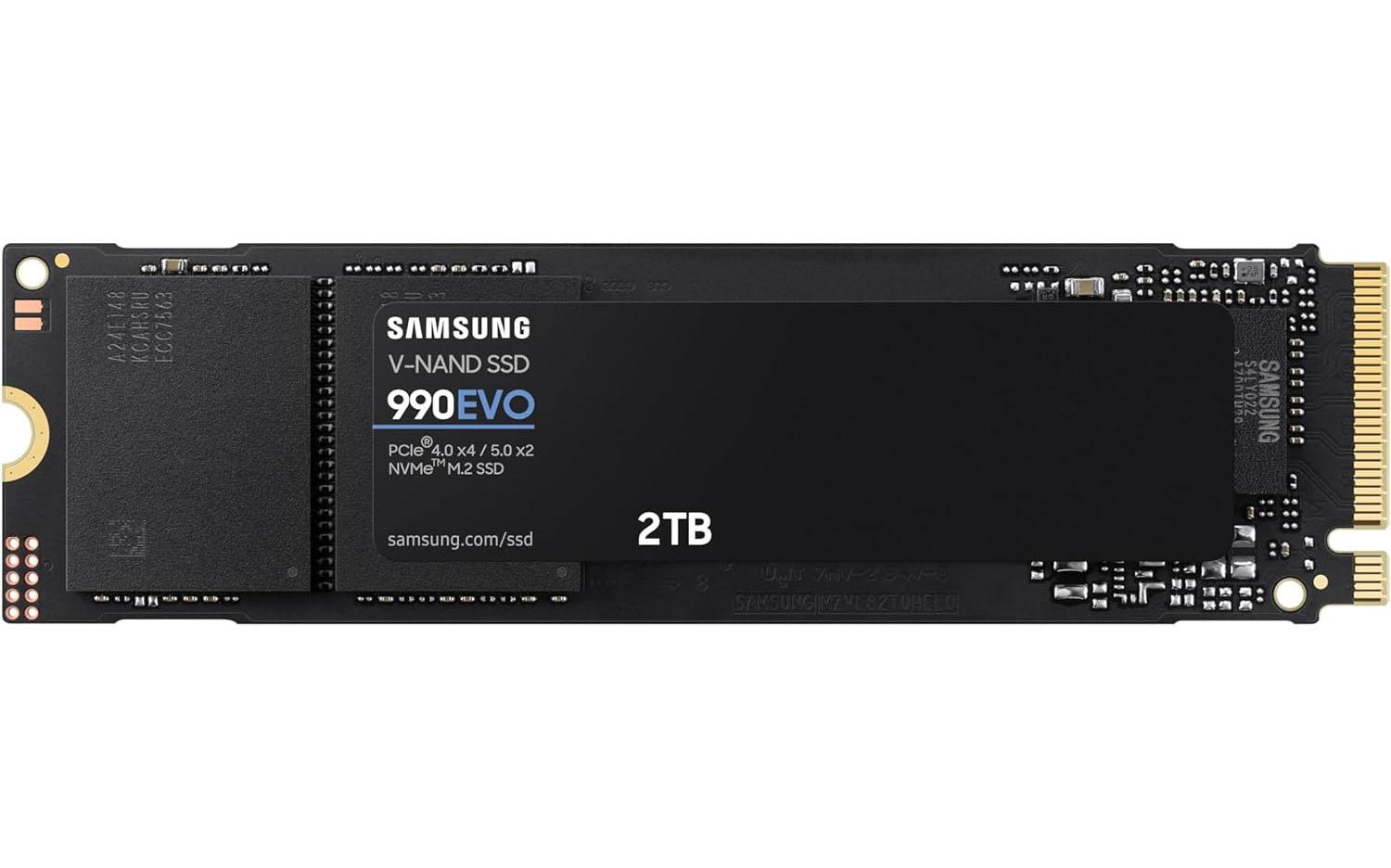 2TB Samsung 990 EVO PCIe SSD Solid State Drive $129.99