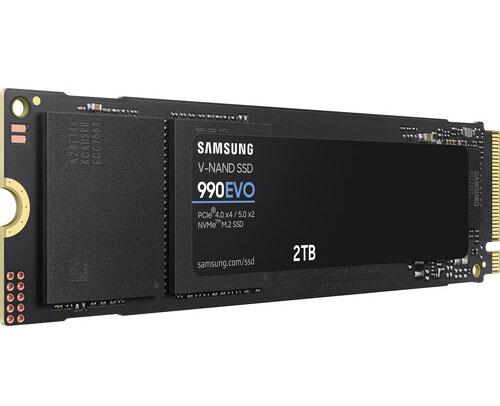 2TB Samsung 990 EVO PCIe M2 SSD Solid State Drive $99.99