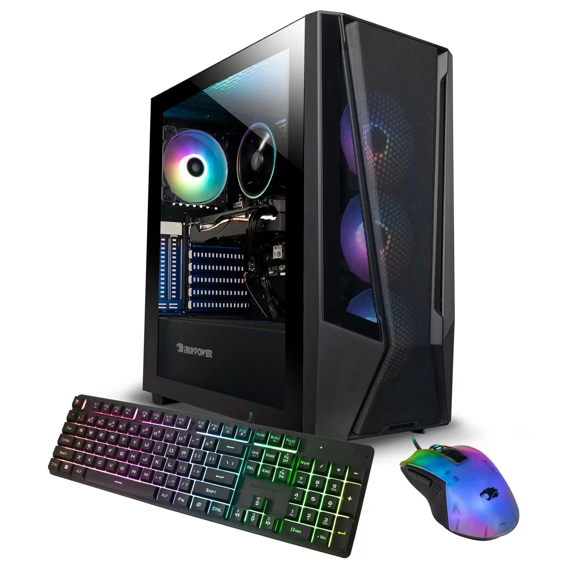 iBUYPOWER TraceMesh i7 32GB 1TB RTX4060 Desktop $899