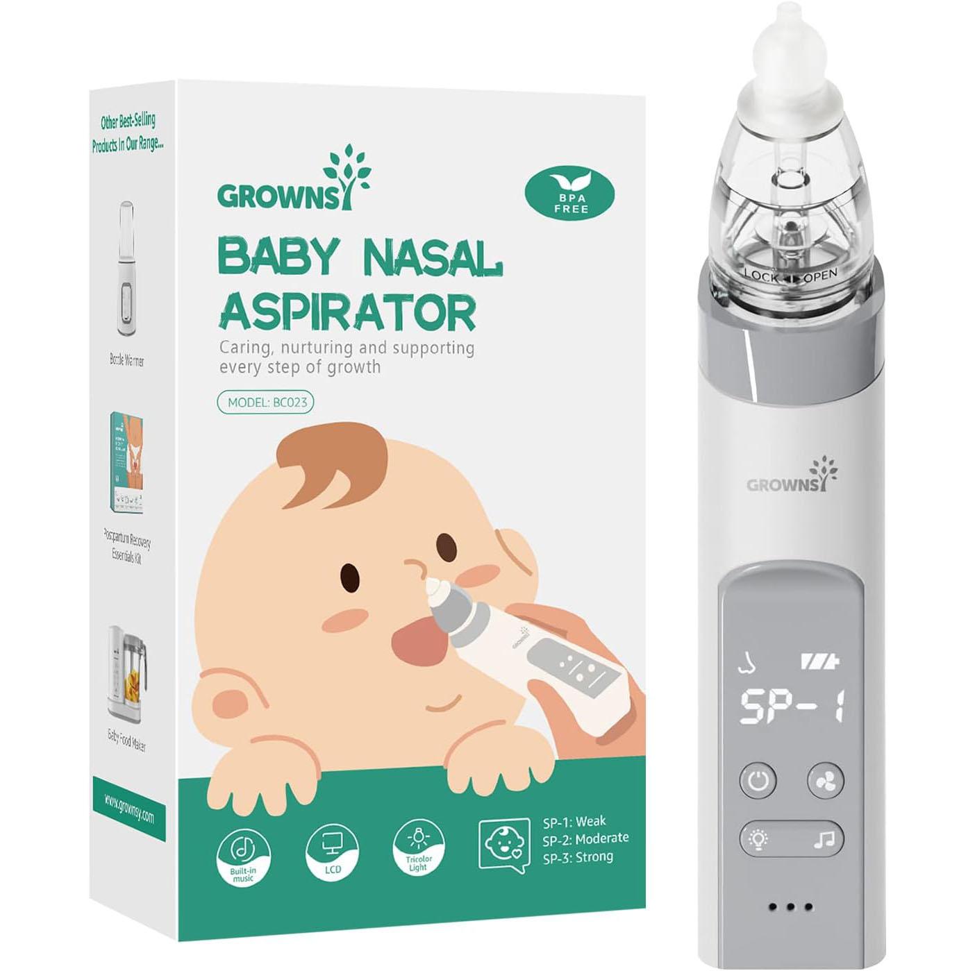 Grownsy Nasal Aspirator for Babies for $15.99