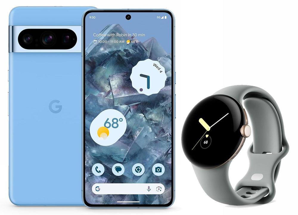 Google Pixel 8 Pro Smartphone with Pixel Watch for $624