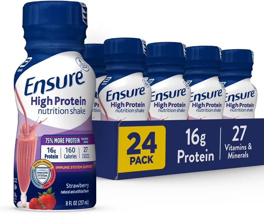 Ensure High Protein Nutritional Shake 24 Pack for $22.42