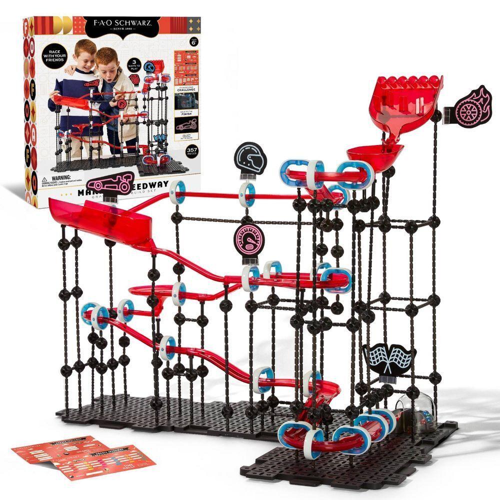 FAO Schwarz Marble Speedway Gravity Race Build Set $18