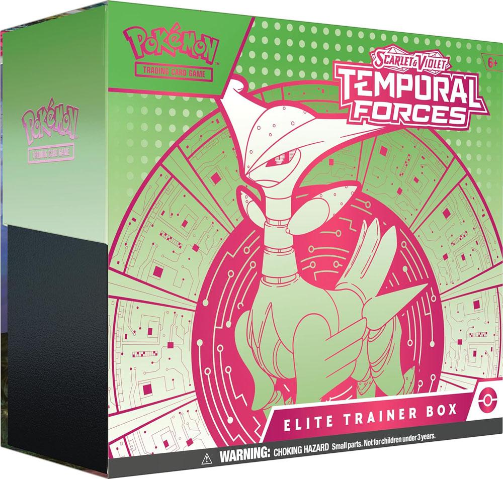 Pokemon TCG Scarlet and Violet Temporal Forces Elite Trainer Box for $31.50