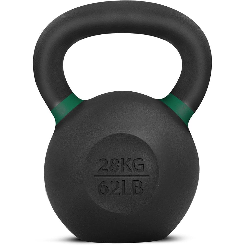 62lb Yes4All Powder Coated Cast Iron Kettlebell for $56.99 Shipped