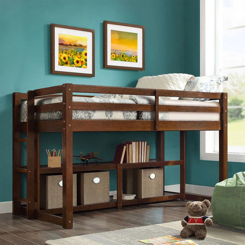 Better Homes and Gardens Greer Twin Loft Storage Bed for $95.85 Shipped