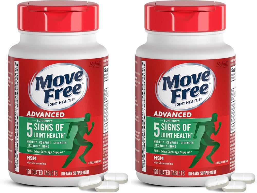 MoveFree Advanced Glucosamine Joint Support Supplement 2 Bottles for $34.98 Shipped