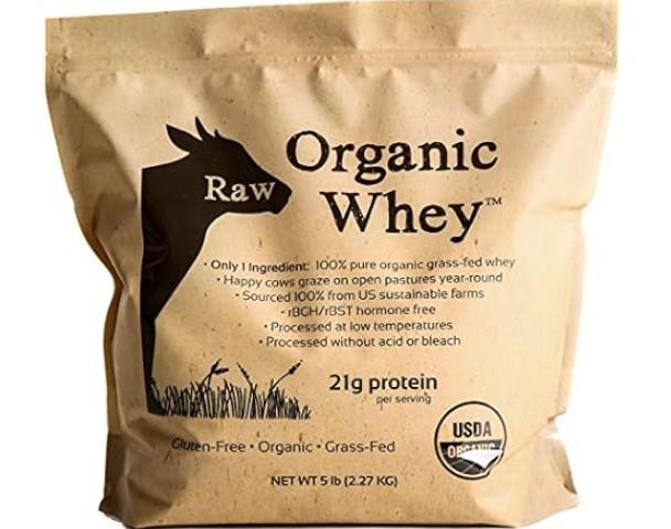 Raw Organic Whey Protein Powder 90 Servings for $64.99